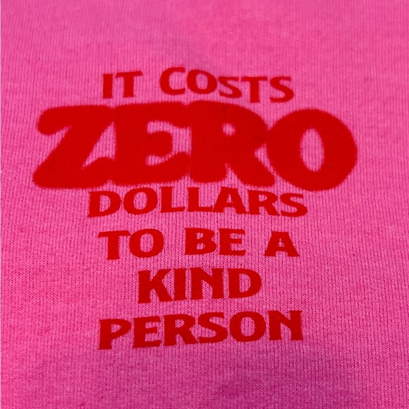 NWOT Pink Graphic Sweatshirt - Picture 6 of 6
